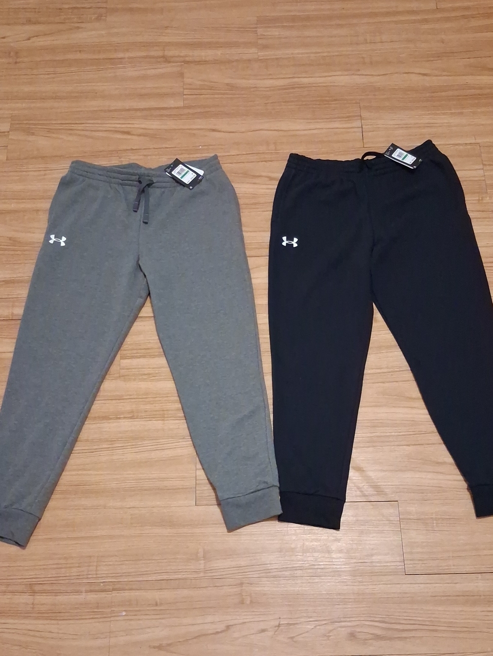 Under Armour Kids Sweatpants - Black & Gray Pair